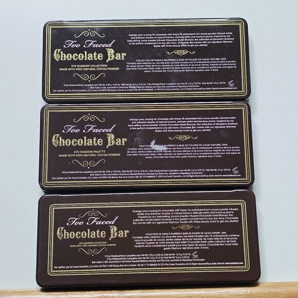 3 x Too Faced CHOCOLATE BAR EyeShadow Palette - Picture 6 of 7